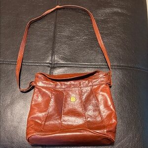 GUC-Brown Leather Shoulder Bag - Classic Women's Crossbody